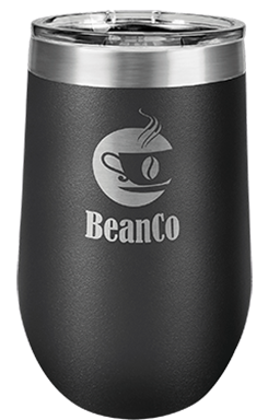 Dark Gray Wine Tumbler